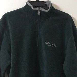 Gap Athletic Green fleece sweater
